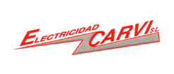 Electricidad-Carvi logo Electricidad-Carvi en color rojo